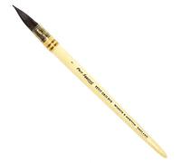 Winsor & Newton Pinsel3 Brush Pincel de Acuarela Petit Gris Redondo, Madera de Abedul, Incolor, 22,2 x 1,2 x 1,2 cm