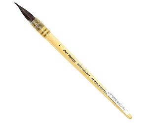 Winsor & Newton Pinsel4 Brush Pincel de Acuarela Petit Gris Redondo, Madera de Abedul, Incolor, 22,2 x 1,2 x 1,2 cm