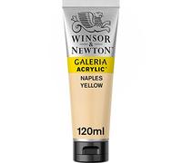 Winsor & Newton - Pintura Acrílica , 120 ml, Amarillo (Naples Yellow)