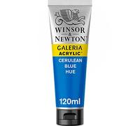 Winsor & Newton - Pintura Acrílica , 120 ml, Azul (Cerulean Blue Hue)