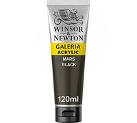 Winsor & Newton - Pintura Acrílica , 120 ml, Negro (Mars Black)