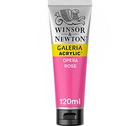 Winsor & Newton - Pintura Acrílica , 120 ml, Rosa (Opera Rose)