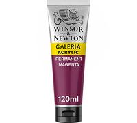 Winsor & Newton - Pintura Acrílica , 120 ml, Rosa (Permanent Magenta)