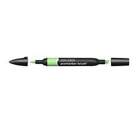 Winsor & Newton Promarker Brush - Rotulador Doble Punta, Punta Pincel, Tinta Base Alcohol, Color Apple (g338)