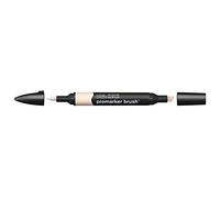 Winsor & Newton Promarker Brush - Rotulador Doble Punta, Punta Pincel, Tinta Base Alcohol, Color Putty (o618)