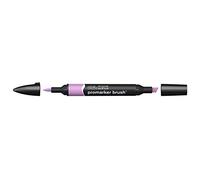 Winsor & Newton Promarker Brush - Rotulador Doble Punta, Punta Pincel, Tinta Base Alcohol, Color Wild Orchid (v746)