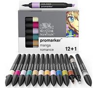 Winsor & Newton Promarker, Manga Romance, Set de 12 + 1 blender