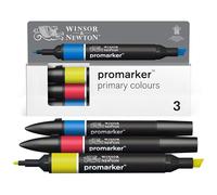 Winsor & Newton Promarker, Set de 3 - Colores Primarios
