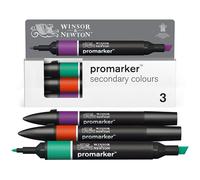 Winsor & Newton Promarker, Set de 3 - Colores Secundarios