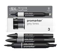 Winsor & Newton Promarker, Set de 3 - Tonos Grises