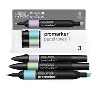 Winsor & Newton Promarker, Set de 3 - Tonos Pastel 1