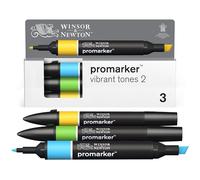 Winsor & Newton Promarker, Set de 3 - Tonos Vibrantes 2