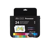 Winsor & Newton ProMarker Set De Cartera Para Artes & Ilustración 24
