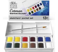 Winsor & Newton Set de acuarelas CotMan, surtido de colores, 1set