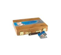 Winsor & Newton - Set de acuarelas en maletín de bambú