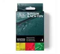 Winsor & Newton Winton - Set de tubos de pinturas al óleo, Colores Fluorescentes, 3x37ml