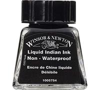 Winsor & Newton Tinta para Dibujo Drawing Ink - Frasco de 14ml, Tinta China liquida, no resistente al agua