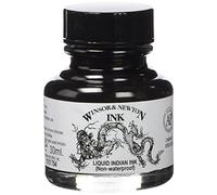 Winsor & Newton Tinta para Dibujo Drawing Ink - Frasco de 30ml, Tinta China liquida, no resistente al agua