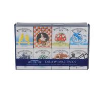 Winsor & Newton, Tintas de dibujo, Paquete de tintas Henry Collection, 8 frascos de 14 ml
