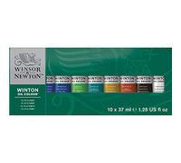 Winsor & Newton-Winton Set de 10 tubos de 37 ml de óleo, multicolor, (Paquete (Colart 1490619)