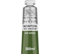 Winsor & Newton Winton - Tubo de Pintura al Óleo, 200 ML, Verde (Verde Vejiga)