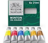 Winsor & Newton Winton - Set de 6 tubos de 21 ml de óleo
