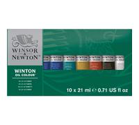 Winsor Newton Winton Set Pintura Al Óleo 10 x 21ml Tubos