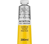 Winsor & Newton Winton - Tubo de Pintura al Óleo, 200 ML, Amarillo (Tono Amarillo De Cadmio Pálido)