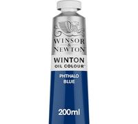 Winsor & Newton Winton - Tubo de Pintura al Óleo, 200 ML, Azul (Azul Ftalo)