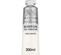 Winsor & Newton Winton - Tubo de Pintura al Óleo, 200 ML, Blanco (Blanco de Zinc)