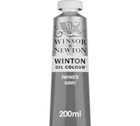 Winsor & Newton Winton - Tubo de Pintura al Óleo, 200 ML, Gris (Gris de Payne)