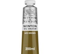 Winsor & Newton Winton - Tubo de Pintura al Óleo, 200 ML, Marrón (Marrón de azo)