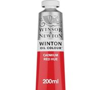 Winsor & Newton Winton - Tubo de Pintura al Óleo, 200 ML, Rojo (Tono Rojo de cadmio)