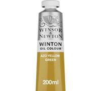 Winsor & Newton Winton - Tubo de Pintura al Óleo, 200 ML, Verde (Verde amarillo de azo)