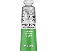Winsor & Newton Winton - Tubo de Pintura al Óleo, 200 ML, Verde (Verde amarillo ftalo)