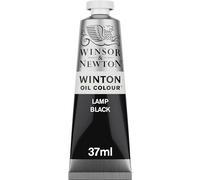 Winsor & Newton Winton - Tubo de Pintura al Óleo, 37 ML, Negro (Negro de humo)
