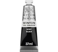 Winsor & Newton Winton - Tubo de Pintura al Óleo, 37 ML, Negro (Negro marfil)
