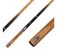 WINSPORT Ronnie O'sullivan RS-1 - Taco de snooker, taco profesional del campeón del mundo, modelo Signature con arce de pájaro y empalmes negros, parte superior de madera de fresno seleccionada, piel