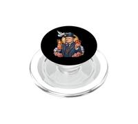 Winston Churchill British WW2 Coquette Cross - Rosas Florales PopSockets PopGrip para MagSafe