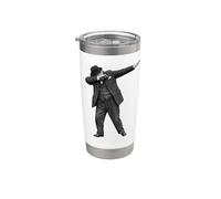 Winston Churchill Herencia inglesa británica Cool Dabbing Vaso térmico de acero inoxidable de doble pared