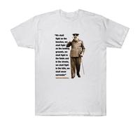 Winston Churchill High Vis t Tshirts Camisetas y Tops for Joke Birthday Funny Politics British England(X-Large)