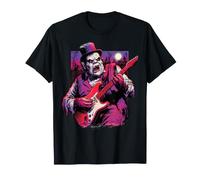 Winston Churchill Hombre Lobo Tocando Guitarra Luna Llena Británico Camiseta