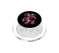 Winston Churchill Hombre Lobo Tocando Guitarra Luna Llena Británico PopSockets PopGrip para MagSafe