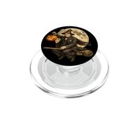 Winston Churchill Jack O Lantern Pumpkin Moon Escoba PopSockets PopGrip para MagSafe