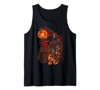 Winston Churchill Jinete sin Cabeza Jack O Lantern Calabaza Camiseta sin Mangas
