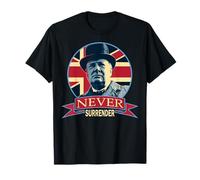 Winston Churchill nunca se rinde Camiseta