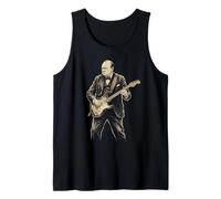 Winston Churchill Tocando Guitarra Eléctrica Rock History 1 Camiseta sin Mangas