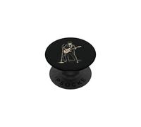 Winston Churchill Tocando Guitarra Eléctrica Rock History 2 PopSockets PopGrip Adhesivo