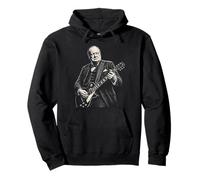 Winston Churchill Tocando Guitarra Eléctrica Rocker Humor Sudadera con Capucha