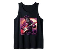 Winston Churchill Tocando Guitarra Scary Británico Inglaterra Goth Camiseta sin Mangas